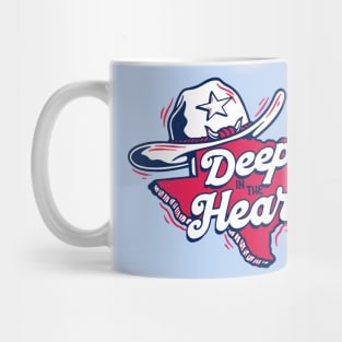 Vintage Deep in the Heart Texas Pride // Proud Texan Mug